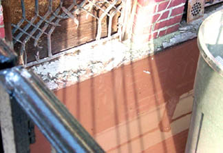 brick and water