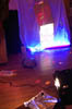 behind the curtain